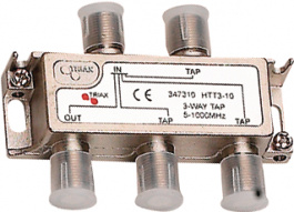 347316, Tap-off unit 5...1000 MHz 16 dB x 3, Triax