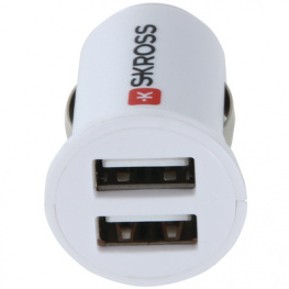 2.90061, Автомобильное зарядное мини-устройство с двумя USB-портами Midget Dual USB Car Charger, SKross