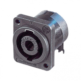 NL4MD-H-3, Appliance plug, Speakon black 4P, Neutrik