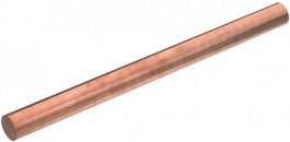EN CW004A 20MM, Copper round bar, hard, length 0.5 m 20 mm, KME