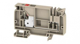2428910000, Terminal Block, Push-In, 1 Poles, 57A, 10mm2, Dark Beige, Weidmuller