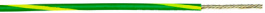 6713 GY001, Stranded wire AWG 22 green/yellow mPPE, Alpha Wire