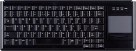 AK-4400-GP-B/US, Keyboard with touchpad US PS/2 Black, Active Key