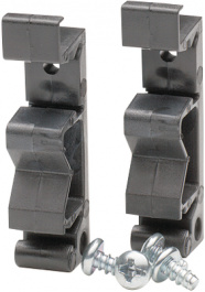 1427DINCLIP, Держатель на DIN-рейку; черный; Мат-л: полиамид; Рейка: TS35, Hammond