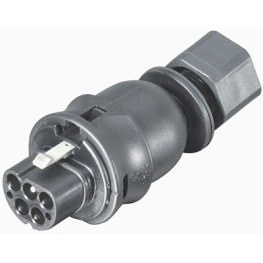 RST20I5S S1 M13V SW, Connector M16, male Plug Screw Connection, Wieland Electric