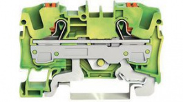 2206-1207, Ground Terminal, Cage Clamp, 2 Poles, 0.5 ... 10mm\x1a, Wago