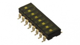 A6S-8102-PH, Switch A6S-H, DIP-16, 2.54mm Pitch, Slide, Tape Sealed, Omron