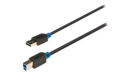 KNC61100E20, USB Cable 2 m Anthracite, KONIG