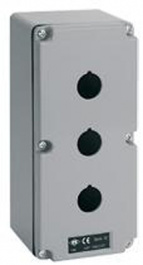A2P 0925.04, complete boxes dimensions 92 x 257, 4 holes for unit diam. 22 mm, without holes, ILME