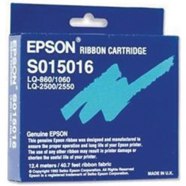 S015016, Colour ribbon Nylon black, Epson