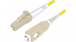LCASC09SYE5, Fibre optic cable 9/125um LC-APC/SC 5 m Yellow, AFL Hyperscale