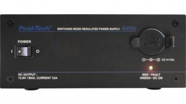 P6230, Switching Mode Power Supply, 13.8V, 33A, Fixed, PeakTech
