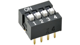 A6E-2104-N, DIL switch THD 2P, Omron