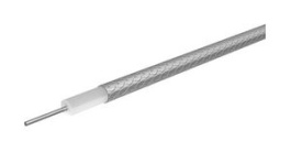 22511925, Coaxial Cable without Jacket for Microwaves RG-402 50Ohm Copper-Plated, Silver-P, Huber+Suhner