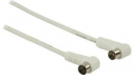 CSGP40100WT20, Coax Cable 90dB Coax Male - Coax Female 2m White, Nedis (HQ)