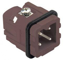 CKM 03 RY, CK , 3 poles + earth, male insert, with female contacts, silver plated, ILME