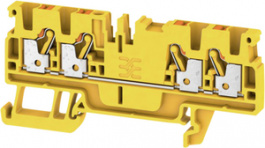 1521730000, A4C 2.5 YL terminal block a push-in, 0.5...2.5 mm2 800 vac 24 a yellow, Weidmuller