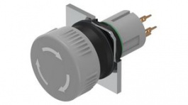 51-252.0268, Stop Switch, 2NC, IP65, Faston Terminal, 2 x 0.5 mm, EAO