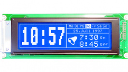 EA W240-6K2LED, LCD-graphic display 240 x 64 Pixel,Yellow/Green, Electronic Assembly