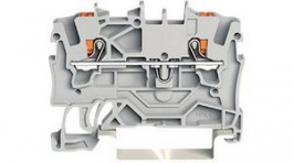 2201-1201, Feedthru Terminal, Cage Clamp, 2 Poles, 0.25 ... 2.5mm\x1a, Wago