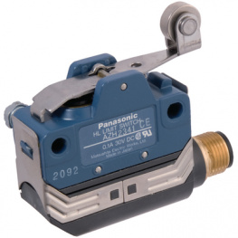 AZH2341CEJ, Limit Switch AZH 5 A Plunger Limit switch, short roller lever, die cast case, M1, Panasonic