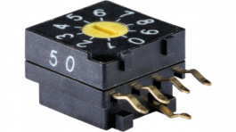 DRR 3016, Кодирующий переключатель; Пол: 16; PCB,THT; 100мОм; Шаг: 2,54мм, Knitter-switch