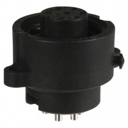 C016 30G006 100 12, Разъем: круглый; гнездо; PIN: 7; "мама"; пайка; посеребренные; 250В, Amphenol