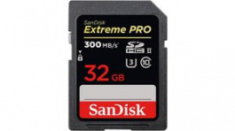 SDSDXPK-032G-GN4IN, Карта памяти; Extreme Pro; SD HC; 32ГБ; Считывание:300МБ/с, Sandisk