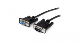 MXT1001MBK, Serial Extension Cable D-SUB 9-Pin Male - D-SUB 9-Pin Female 1m Black, StarTech.com