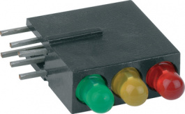 1882.2781, PCB LED 3 mm round Red/Yellow/Green standard, Mentor