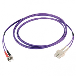 SCSTOM3DPU5, FO cable 50/125um OM3 SC/ST 5 m Violet, AFL Hyperscale