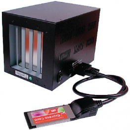 EX-1015, ExpressCard expansion box to 4x PCI, Exsys