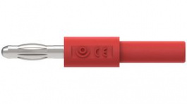 RND 350-00128, 4mm Banana Socket To 4mm Banana Plug Adapter, Red 36A, RND Lab