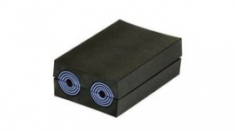 RM 20w40 UG, Cable Grommet with Core, 4 ... 13mm, Cable Entries 2, Black, Roxtec