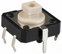 B3F-4150, PCB Switch 24 VDC 50 mA 12 x 12 mm, Omron
