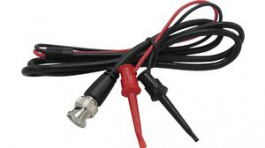 RND 350-00010, BNC Plug IC Hook Test Lead 1.2 m Red + Black, RND Lab