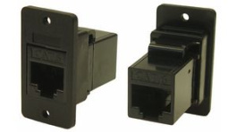 CP30622X, Соединитель; SLIMS; Кат: 6; Конф: 8p8c; гнездо RJ45,с обеих сторон, Cliff
