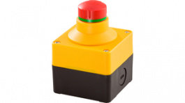 SIL QRBUVOO, Emergency stop switch Round Black / Yellow, 72 x 59 x 103 mm, Schlegel Elektrokontakt