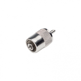 11322 PL 259 NK, UHF cable connector, straight for RG-58, Male, UHF, Goobay