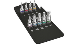 05004201001, Набор ключей; торцевой; хром-ванадиевая сталь; Кол-во шт: 9, Wera Tools