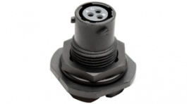 RTS78N3S, Female jam nut receptacle, Poles 3, eco/mate AQUARIUS / RTS7, Amphenol