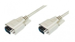 AK-310100-018-E, Video Cable, VGA Plug - VGA Plug 1.8m, DIGITUS