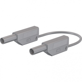 XVS-410/EVO 200cm grau/grey, Test lead diam. 4 mm grey 200 cm CAT II CAT III, Staubli (former Multi-Contact )