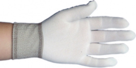 51-690-0105, Work gloves ESD Size=M white, Eurostat
