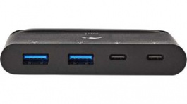 TCARF250BK, USB Type-C Computer Hub 4-Port USB A Socket/USB C Socket, Nedis (HQ)