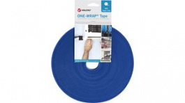 VEL-OW64103, VELCRO Hook and Loop Fastener, 10 mm x 25 m, Blue, VELCRO