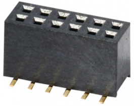 20021321-00006C4LF, Socket housing SMT 6P, FCI (Amphenol FCI, AFCI))