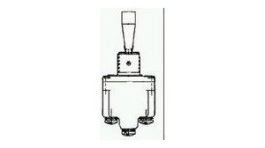 1TL47-1, Toggle Switch, SPDT, Latched, 20A, 28VDC, Honeywell