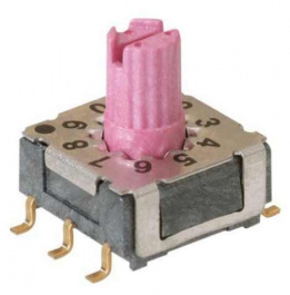 RND 210-00151, Rotary DIP switch BCD 3+2, RND Components