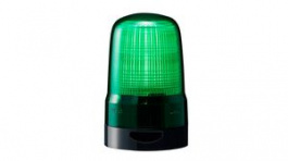 SL08-M1KTB-G, Signal Beacon, Green, Pole Mount/Wall Mount, 24V, 80mm, 86dB, IP66, PATLITE